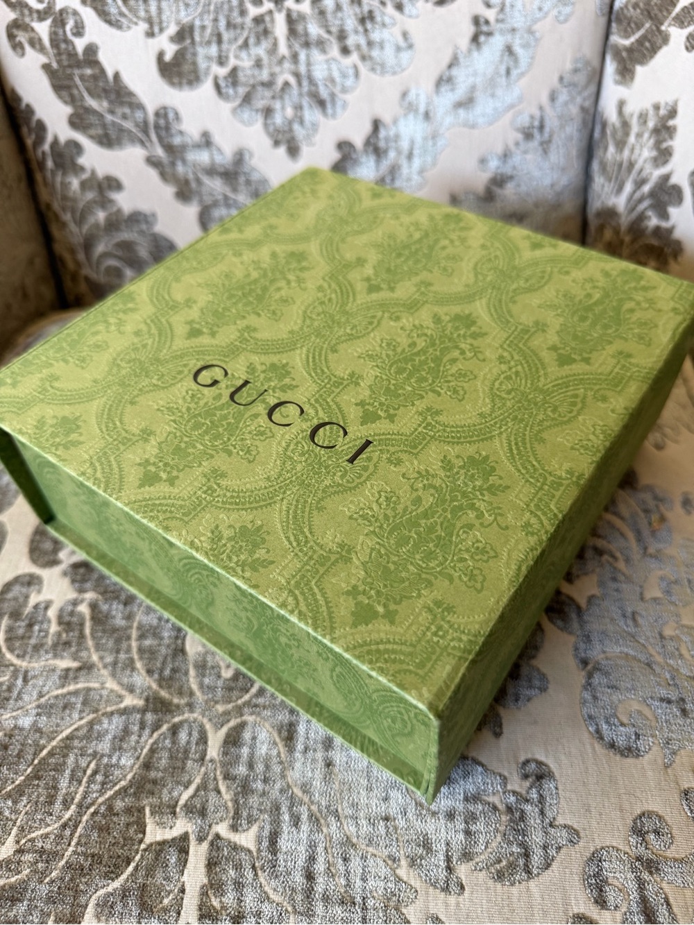 Gucci Light Green Patterned Box - Picture 11 of 11